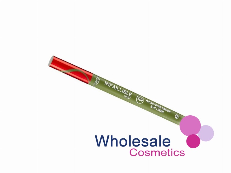 12 x L'Oreal Infallible Grip 36h Micro Fine Brush - 05 SAGE GREEN